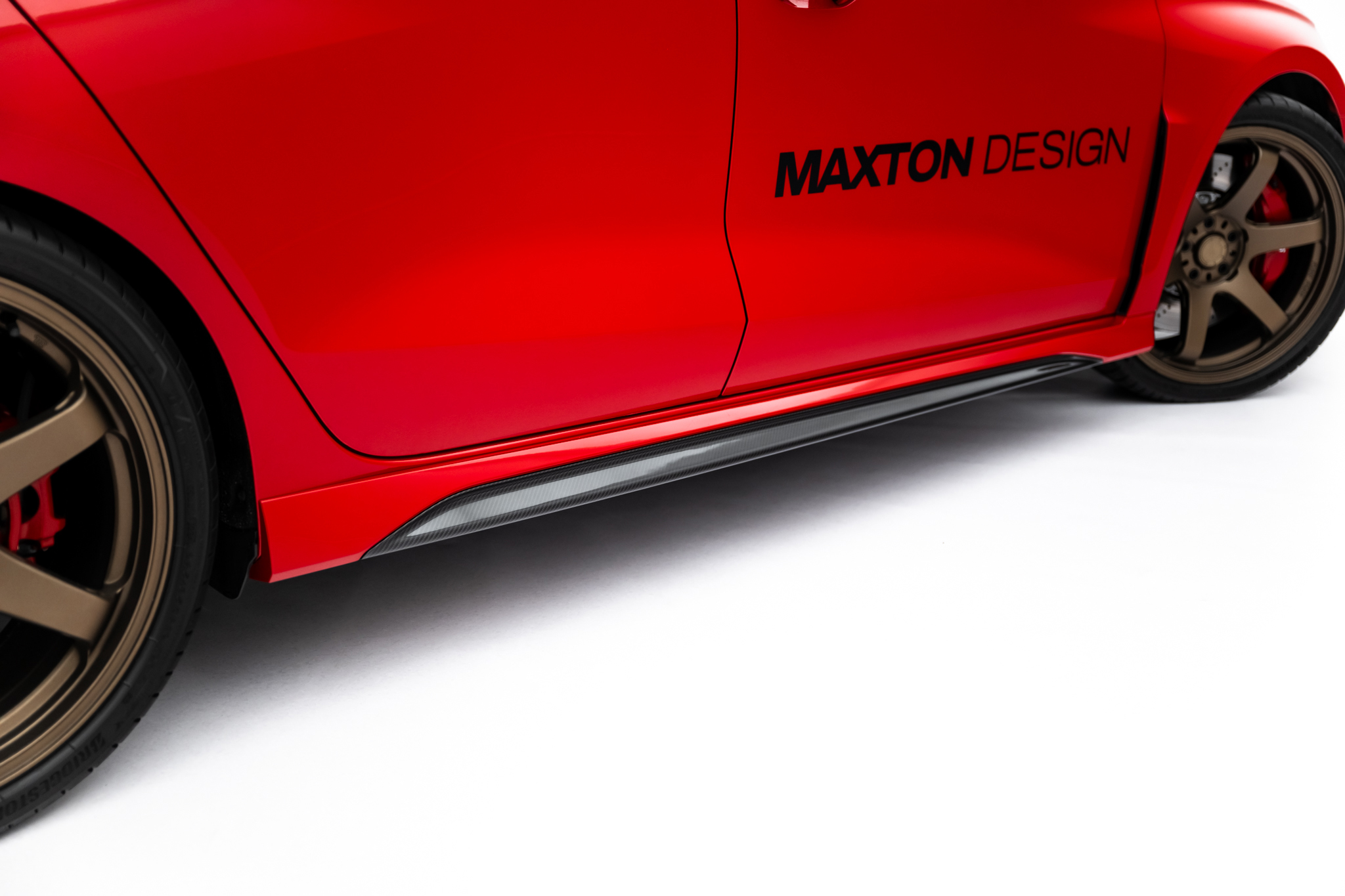 Carbon Fiber Seitenschweller V.2 passend für Audi RS3 Limousine 8Y FL