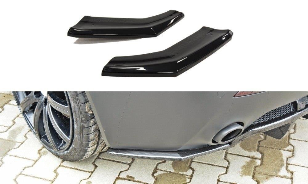 Diffusor Flaps passend für Aston Martin V8 VANTAGE schwarz Hochglanz