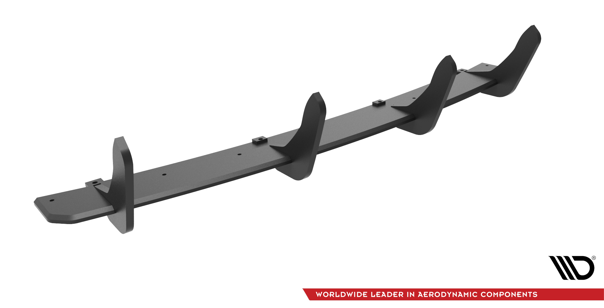 Street Pro Heckschürze Heck Ansatz Diffusor passend für Hyundai I40 Mk1 schwarz-rot