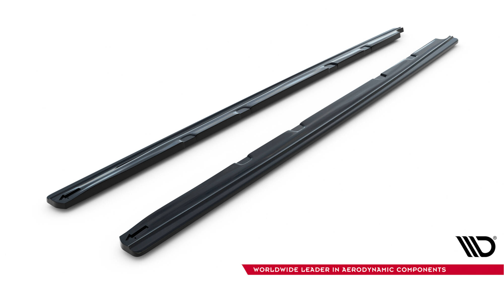 Street+ Seitenschweller Leisten V.2 passend für Seat Leon Mk3 CUPRA/ FR FL schwarz Hochglanz