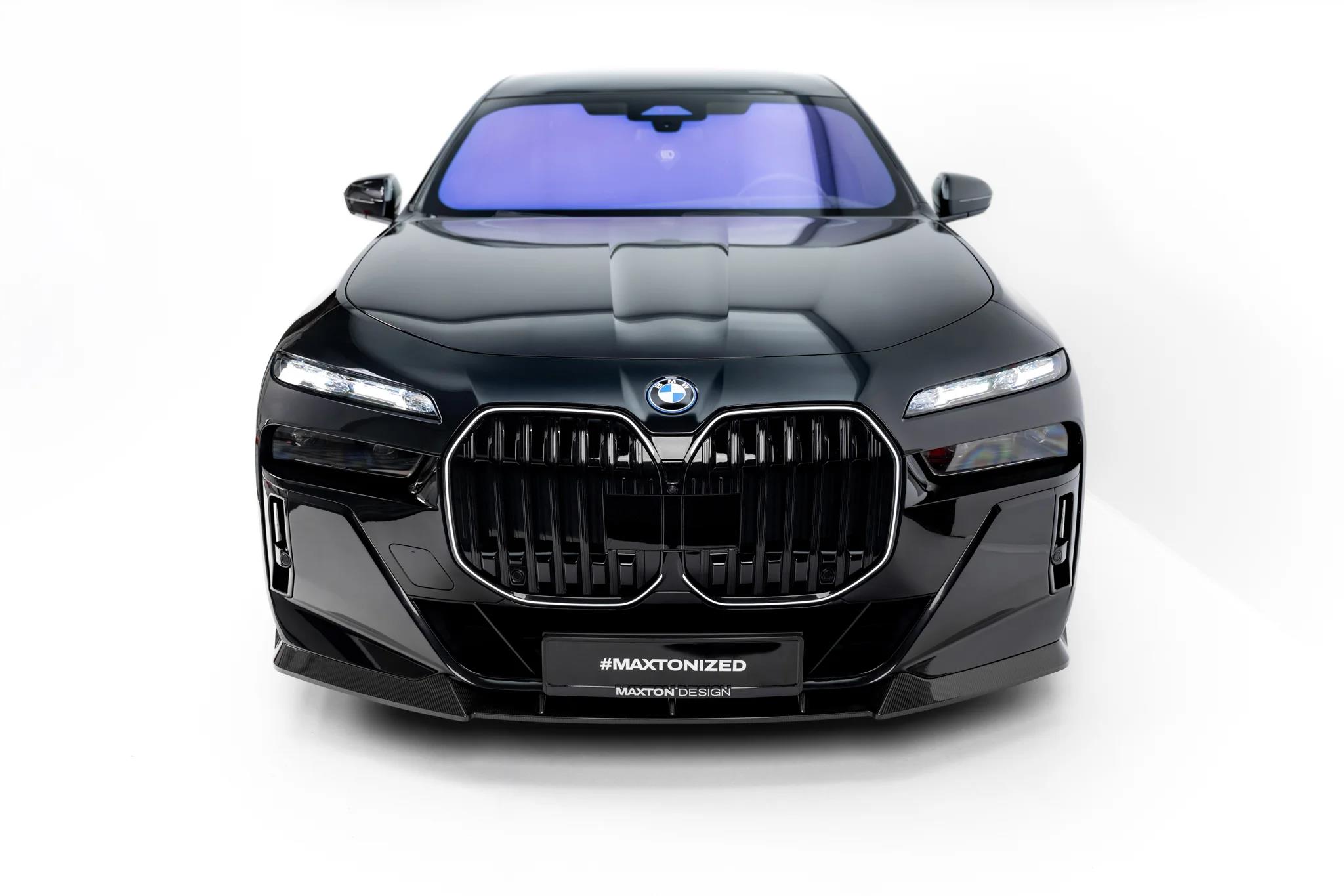 Prepreg Carbon Fiber Street+ Spoilerlippe Front Ansatz passend für BMW 7 M-Paket / M760e / i7 M-Paket G70
