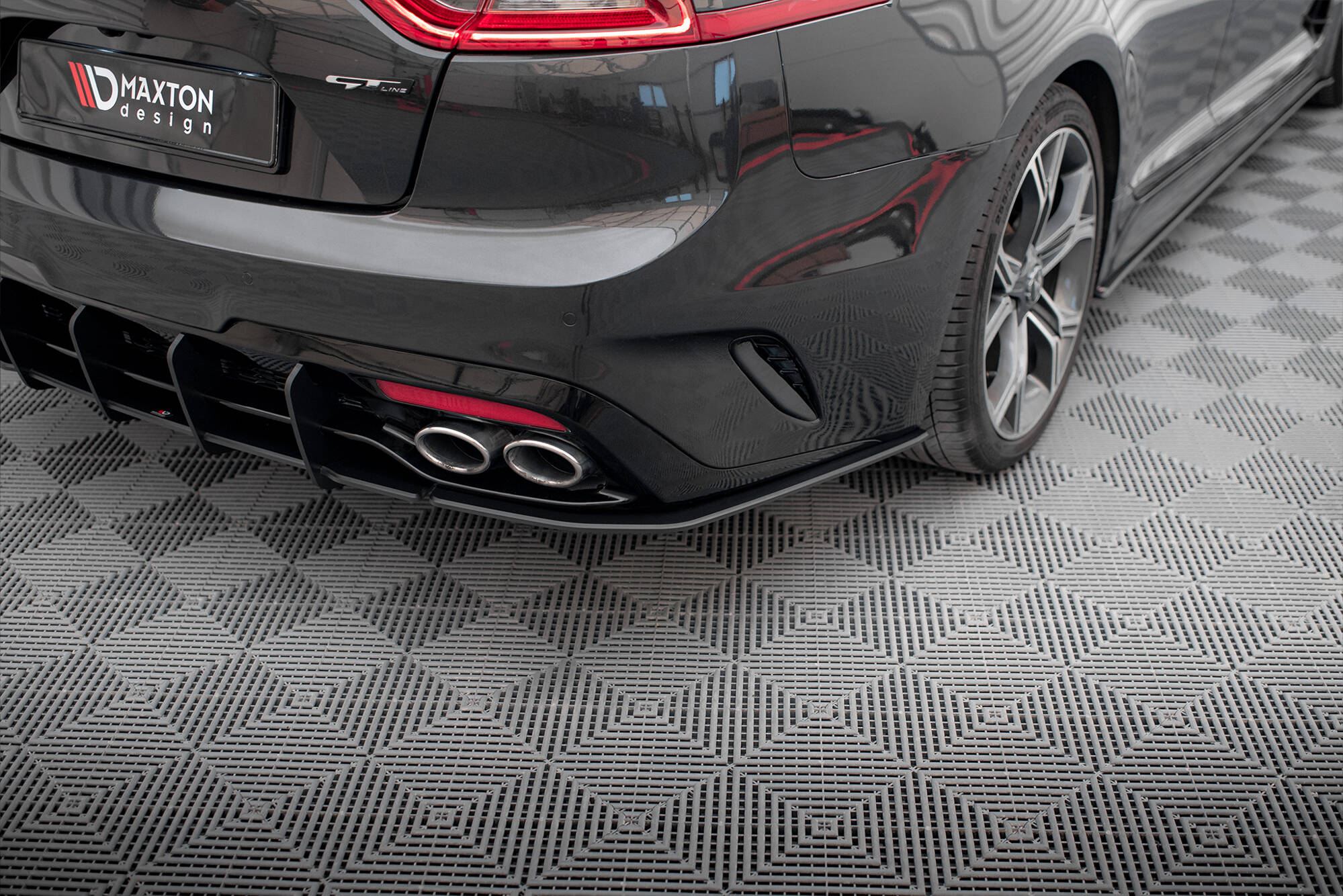 Street Pro Heck Ansatz Flaps passend für Kia Stinger GT / GT-Line Mk1