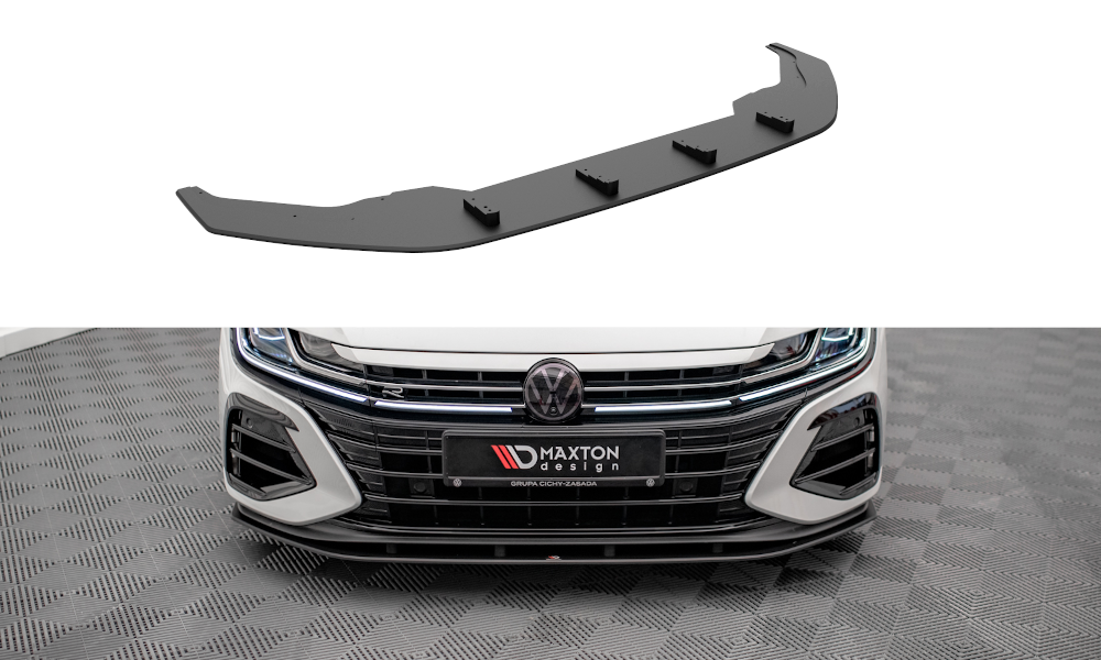 Street Pro Spoilerlippe Front Ansatz passend für VW Arteon R Limousine / Shooting Brake Mk1 Faceift
