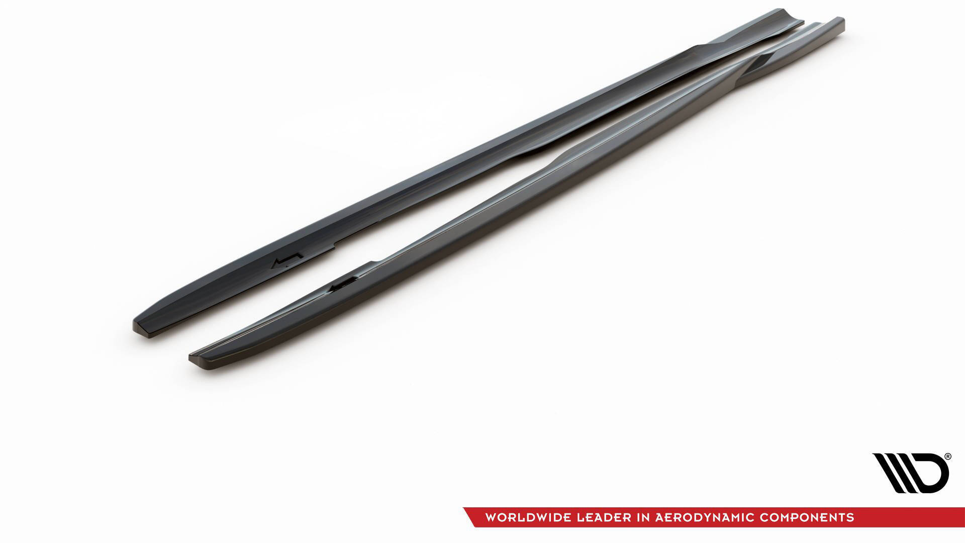 Street+ Seitenschweller Leisten V.2 passend für Ford Focus ST Mk3 schwarz Hochglanz