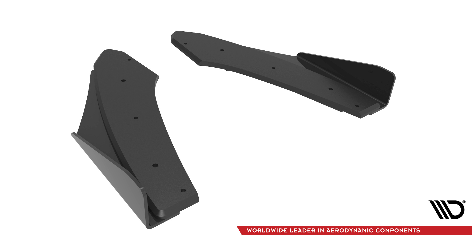 Street Pro Heck Ansatz Flaps passend für Audi S3 Limousine 8Y schwarz Hochglanz