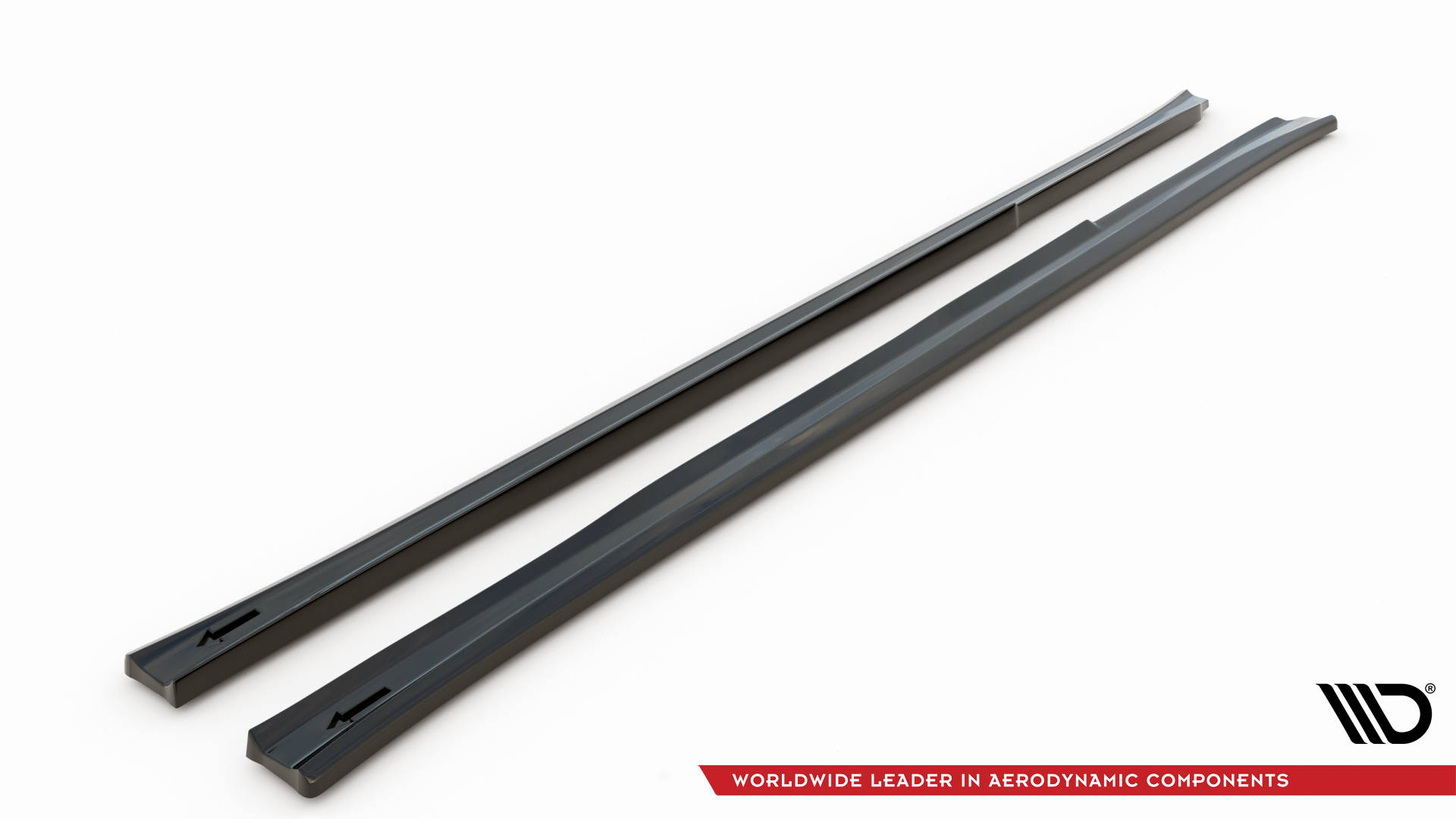Seitenschweller Ansatz für V.1 für BMW X3 M40d / M40i / M-Paket G01 schwarz Hochglanz