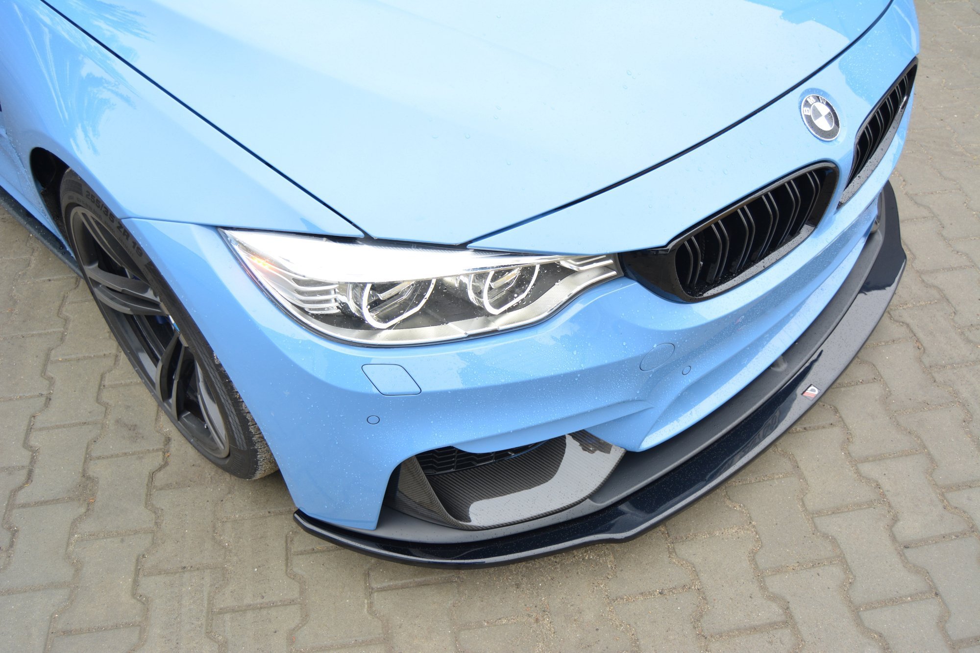 Frontlippe passend für BMW M4 F82 M-performance schwarz Hochglanz