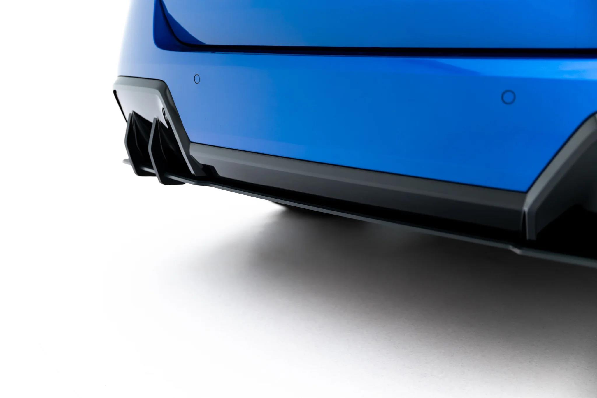 Heckansatz Diffusor passend für BMW 2 M-Paket Gran Coupe F74 schwarz matt