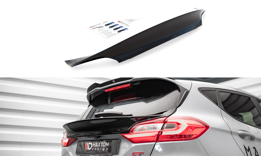 Heckscheiben Spoiler passend für Ford Fiesta Standard/ ST-Line/ ST schwarz Hochglanz