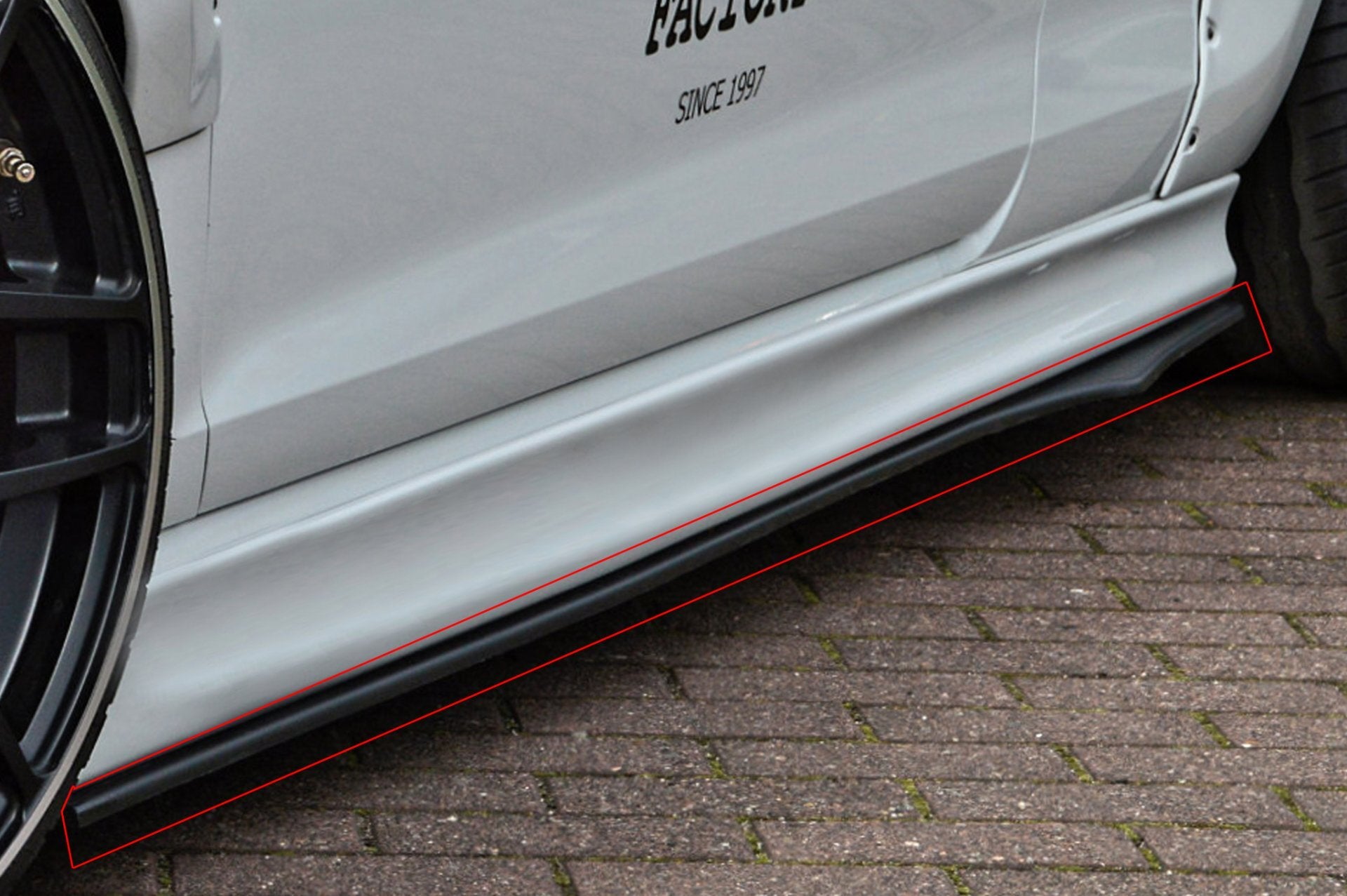 Seitenschweller im Cup2 Look für Suzuki Swift SportRZ/AZ Schwarz Matt