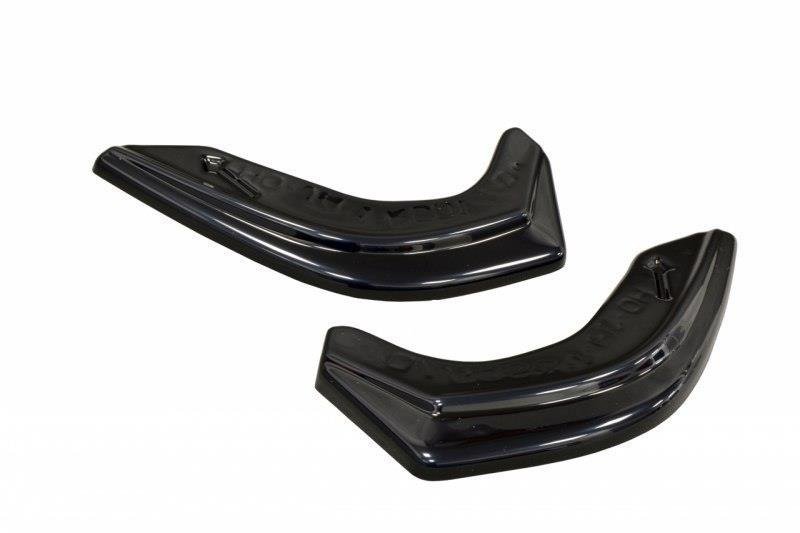 Street+ Heck Ansatz Flaps passend für Honda JAZZ MK1 schwarz Hochglanz