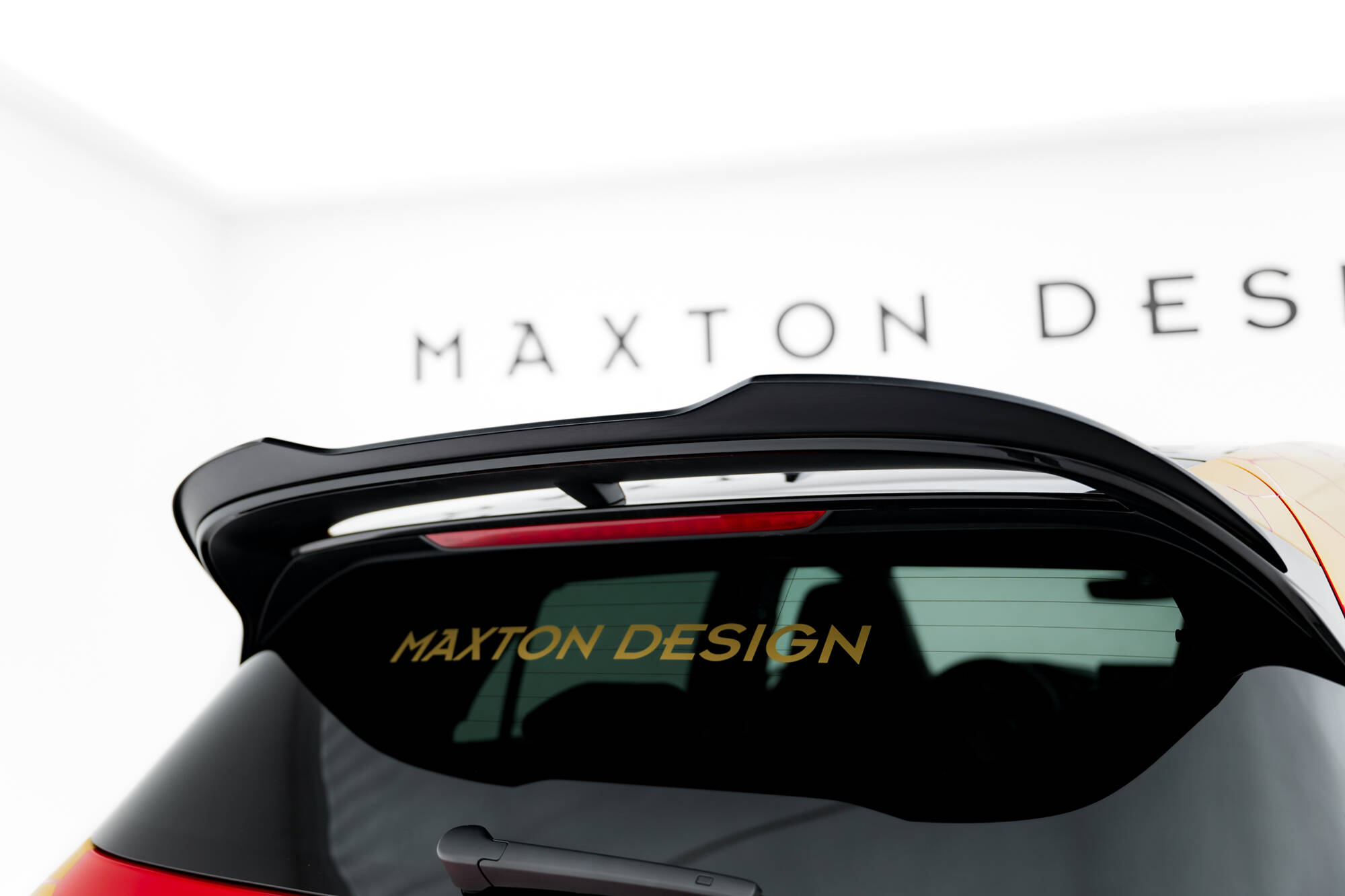 Heck Spoiler Aufsatz Abrisskante passend für VW Golf GTI Clubsport Mk8 FL schwarz Hochglanz