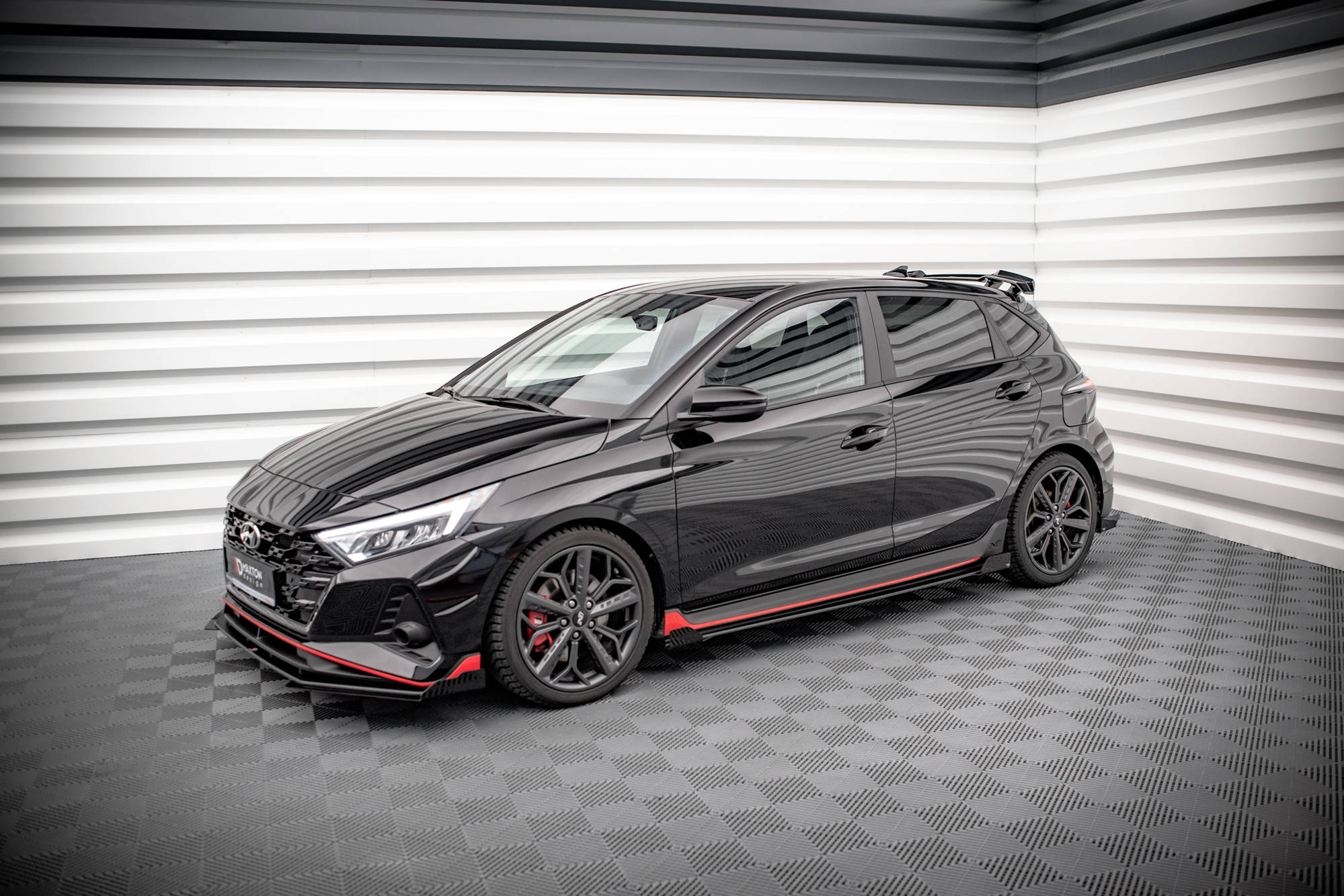 Seitenschweller Flaps passend für Hyundai I20 N Mk3 schwarz Hochglanz