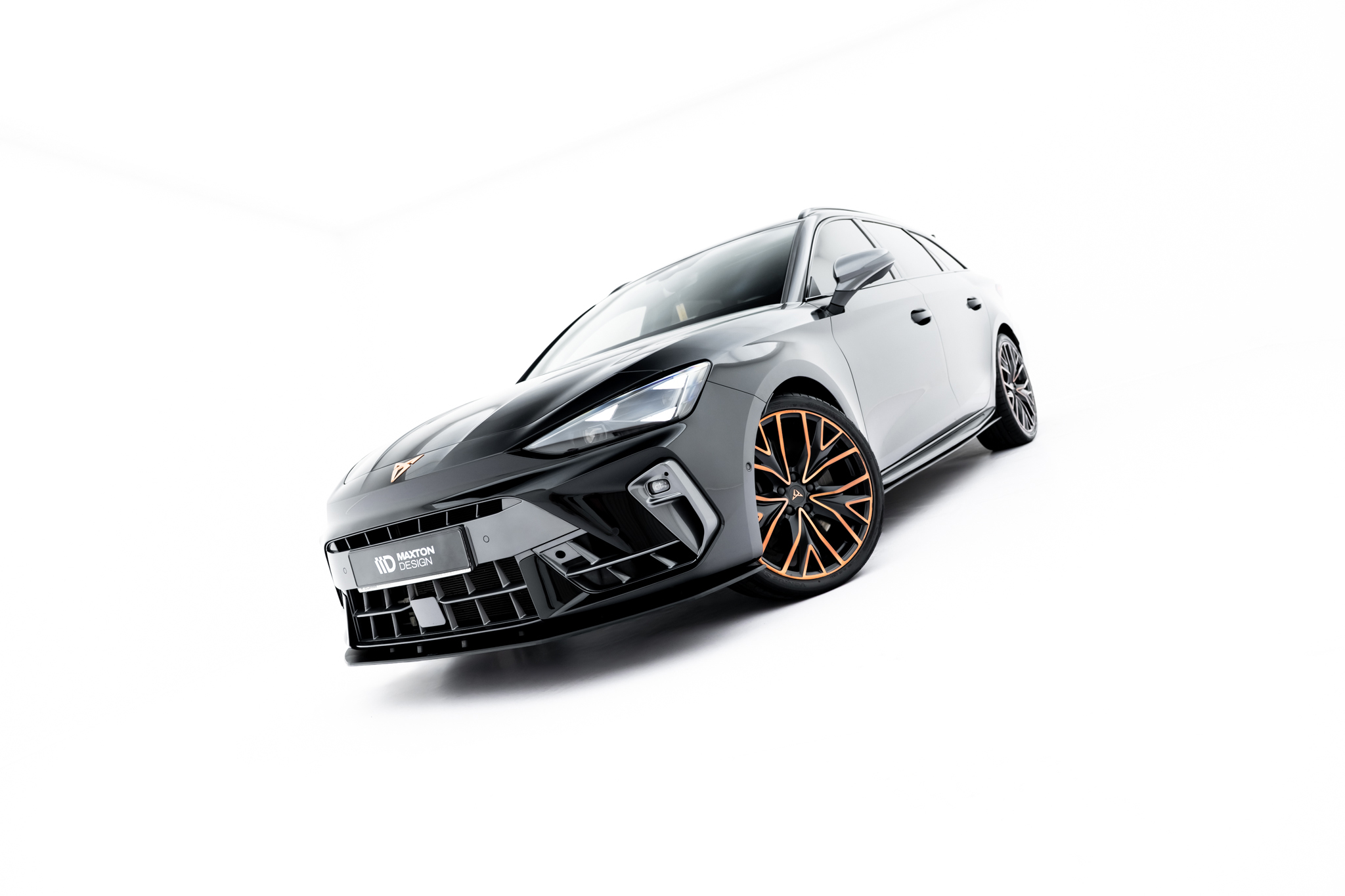 Frontlippe passend für CUPRA Leon ST / Hatchback Mk1 FL schwarz matt