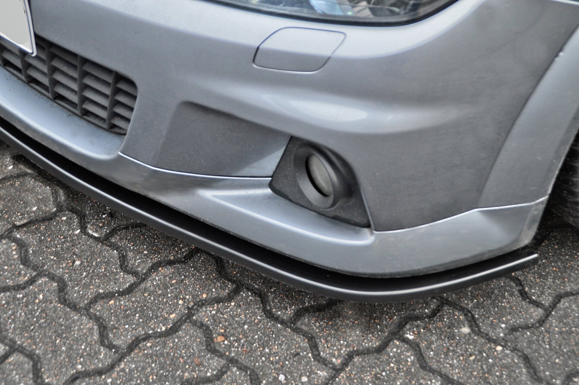 CUP Frontspoilerlippe für Opel Astra H OPC Line Schwarz Glanz