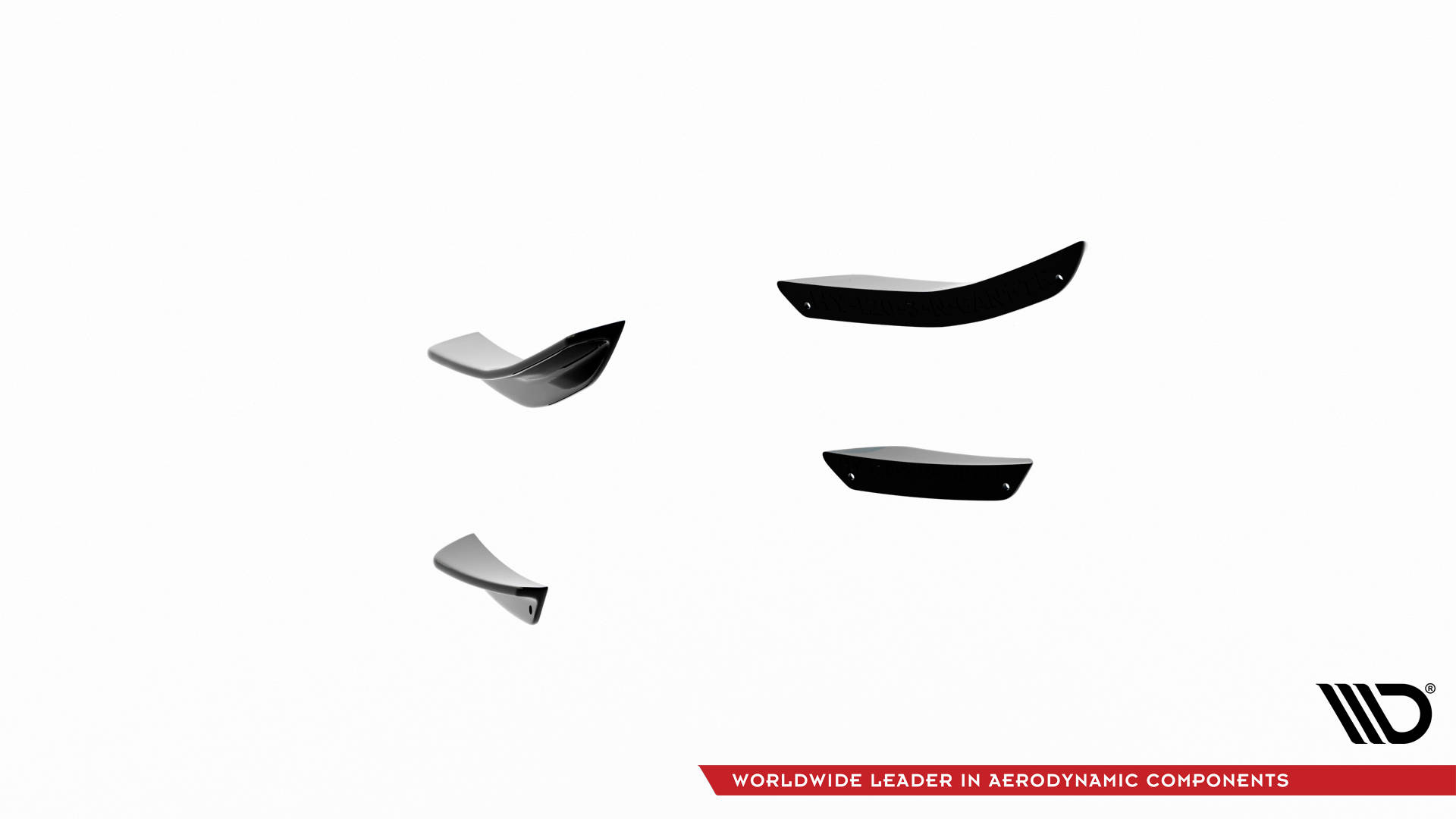 Stoßstangen Flaps Wings vorne Canards passend für Hyundai I20 N Mk3