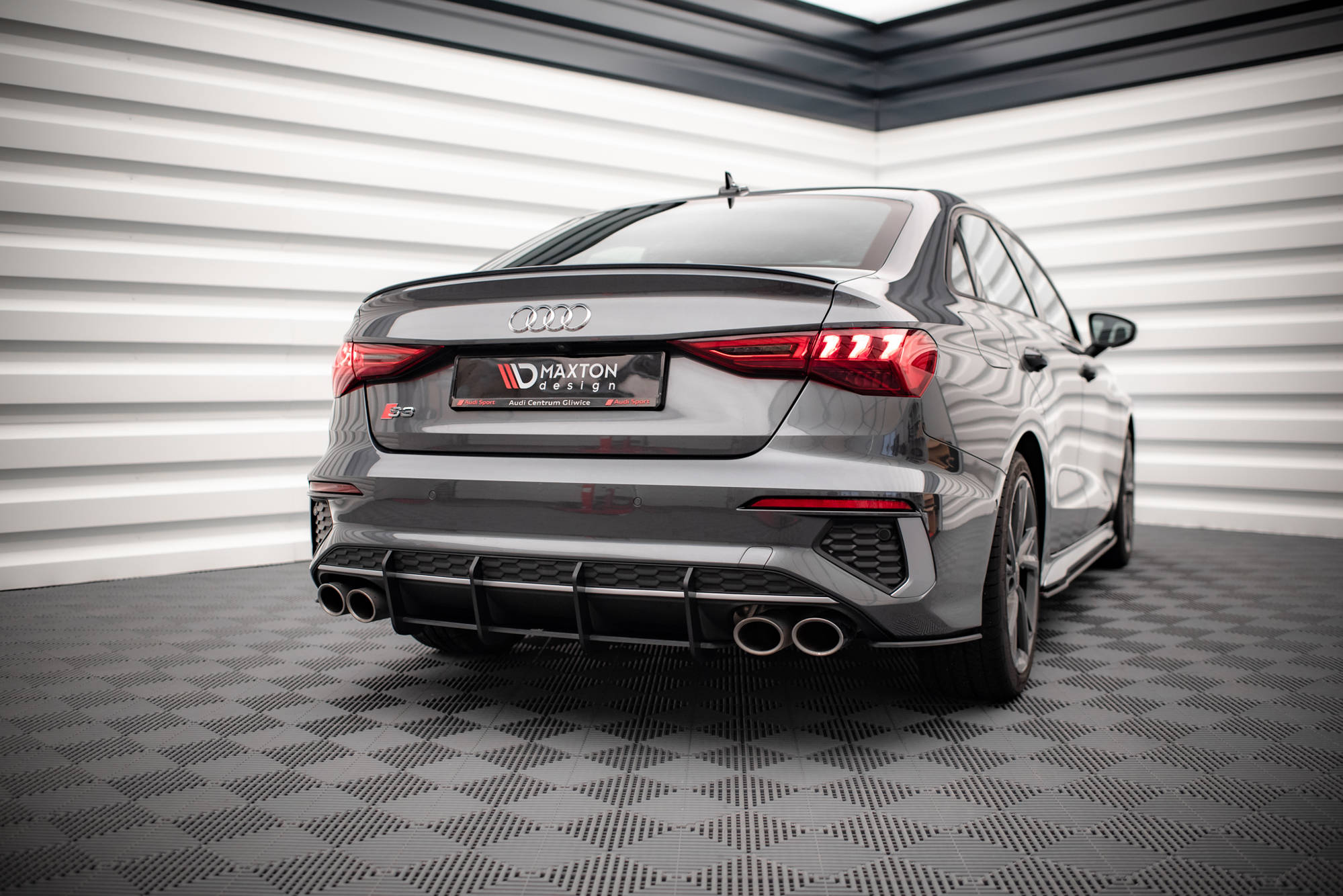 Street Pro Heck Ansatz Flaps passend für Audi S3 Limousine 8Y