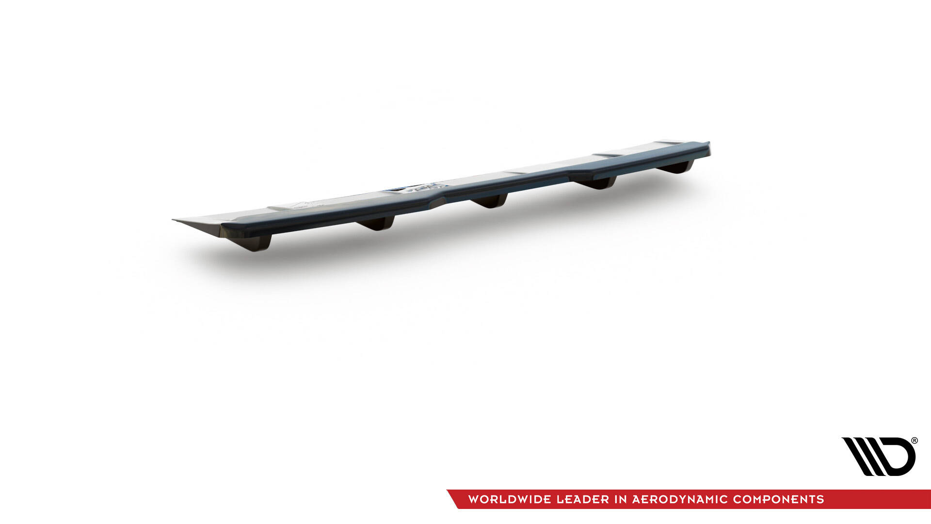 Mittlerer Cup Diffusor DTM Look Heck Ansatz für Skoda Kodiaq RS Mk1 / Mk1 Facelift schwarz Hochglanz