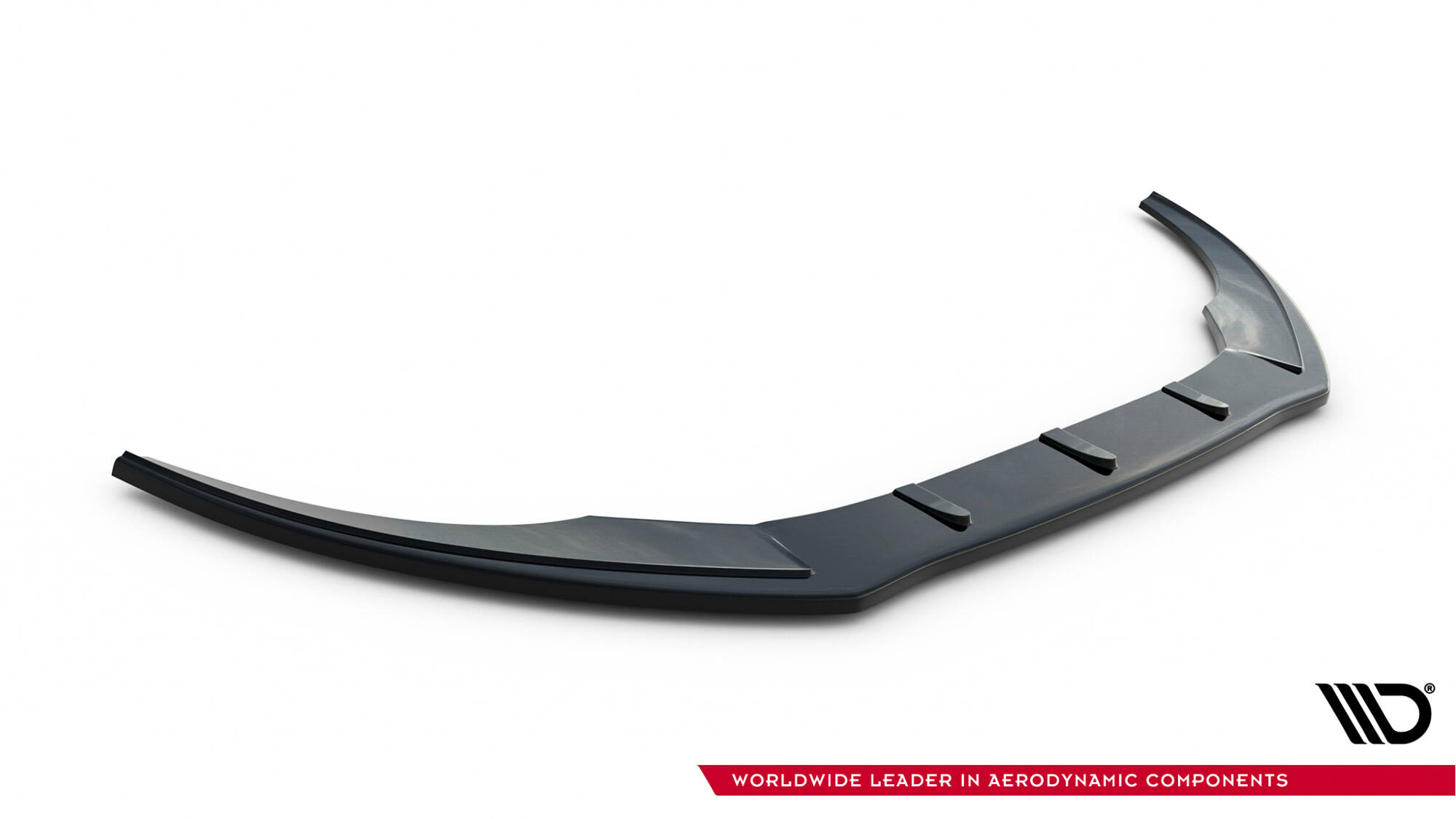 Street+ Spoilerlippe Front Ansatz V.1 passend für Audi S6 / A6 S-Line C7 schwarz Hochglanz