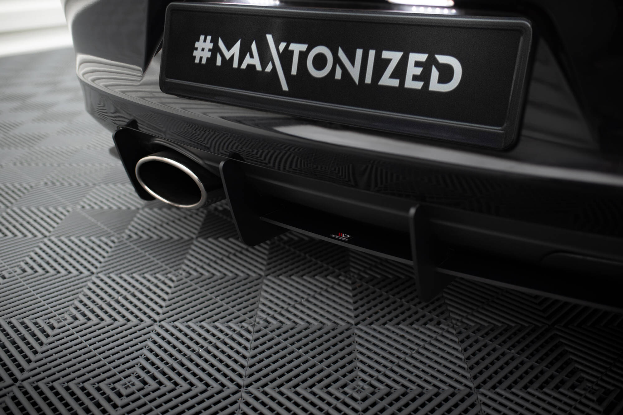 Diffusor Heck Ansatz für Heckschürze für Seat Leon Mk1 Cupra