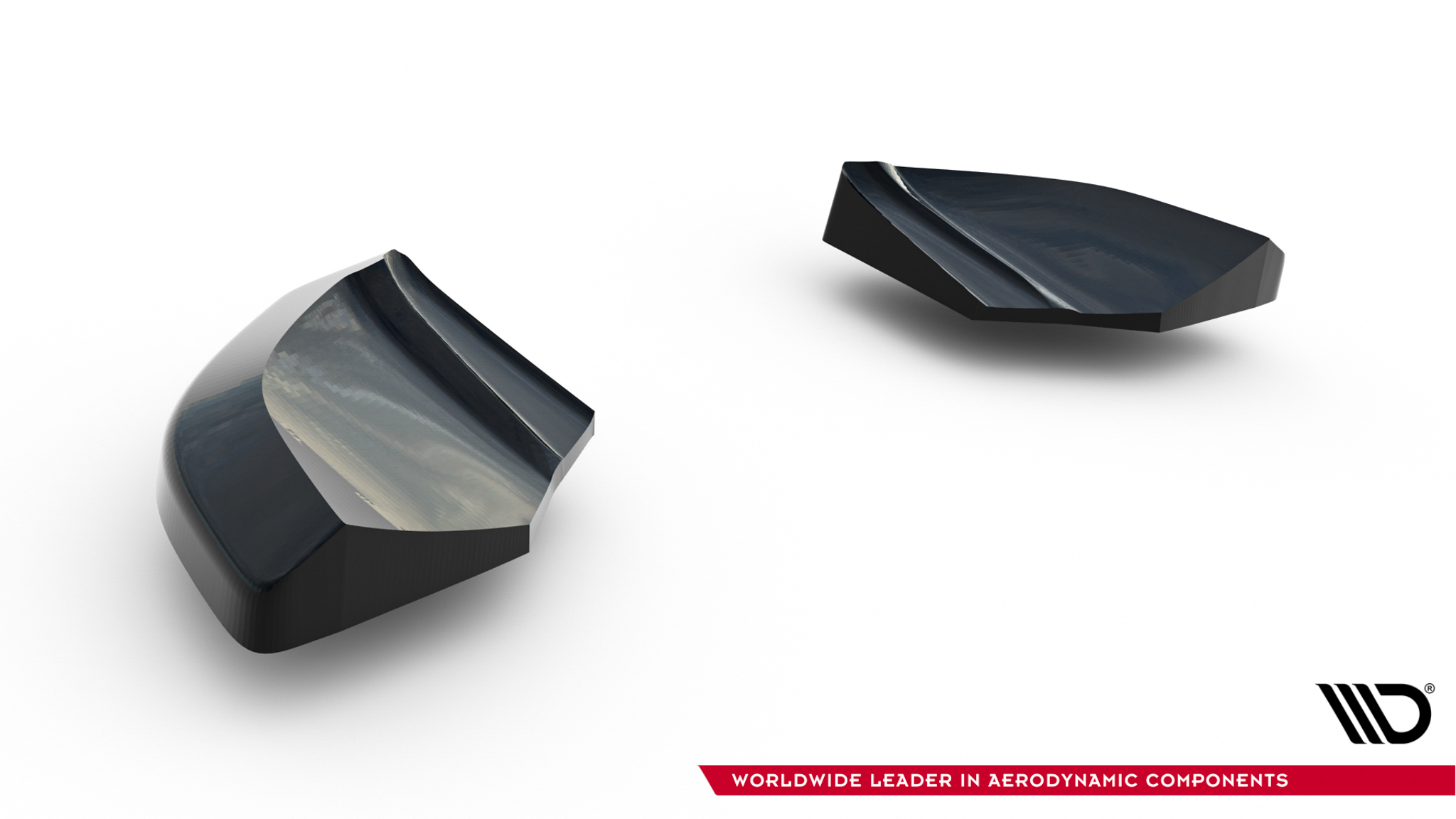 Diffusor Flaps V.2 passend für ABARTH 500 Mk1 schwarz Hochglanz