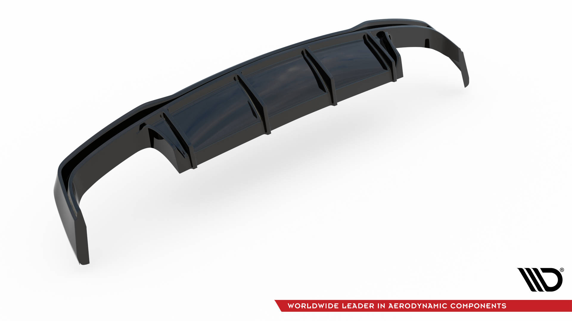 Street+ Heck Ansatz Diffusor passend für Audi A6 S-Line / S6 C8 / C8 FL schwarz Hochglanz