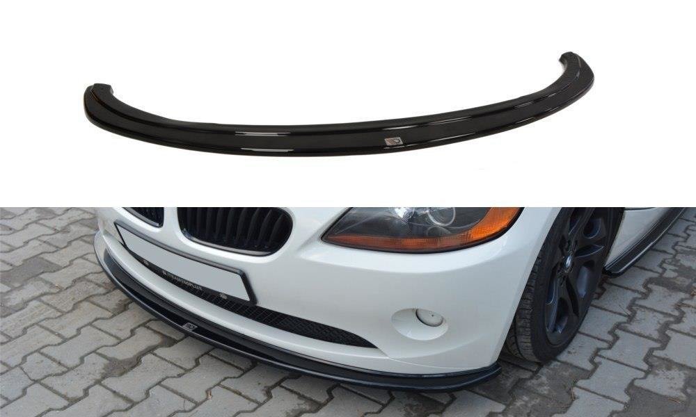 Street+ Spoilerlippe Front Ansatz V.2 passend für BMW Z4 E85 vor FL schwarz Hochglanz