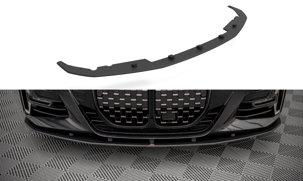 Street Pro Spoilerlippe Front Ansatz passend für BMW 4er M-Paket / M440i G22 / G23 / G22 FL / G23 FL