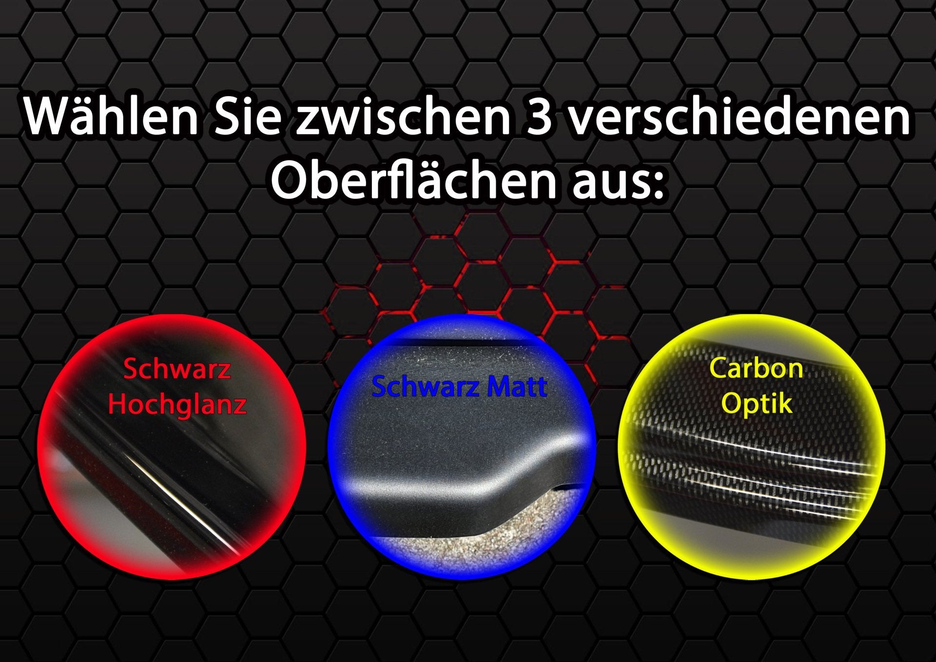 Cup Frontspoilerlippe für VW Scirocco Facelift ab Bj. 2014 Schwarz Matt
