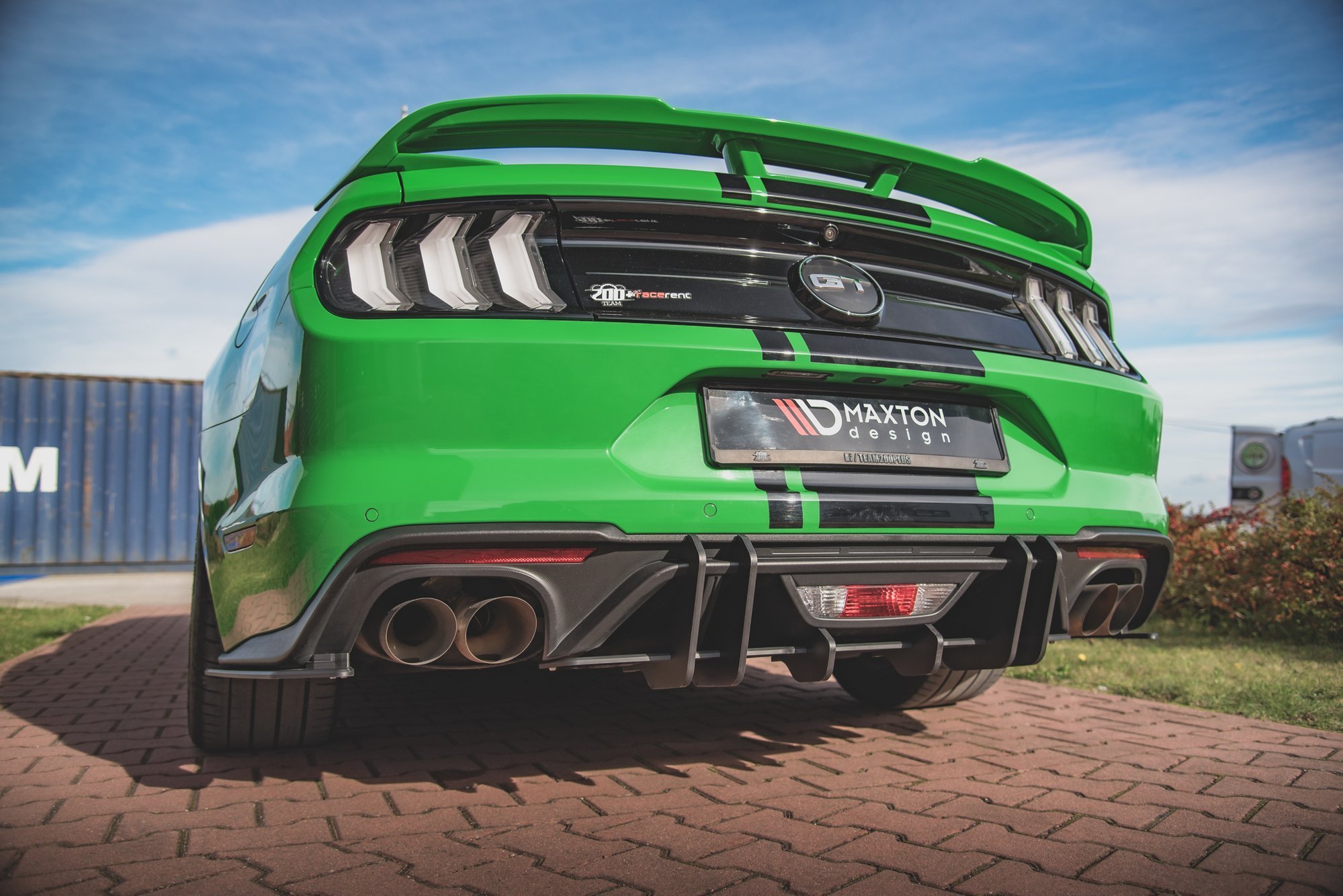 Street Pro Heckschürze Heck Ansatz Diffusor passend für Ford Mustang GT Mk6 FL