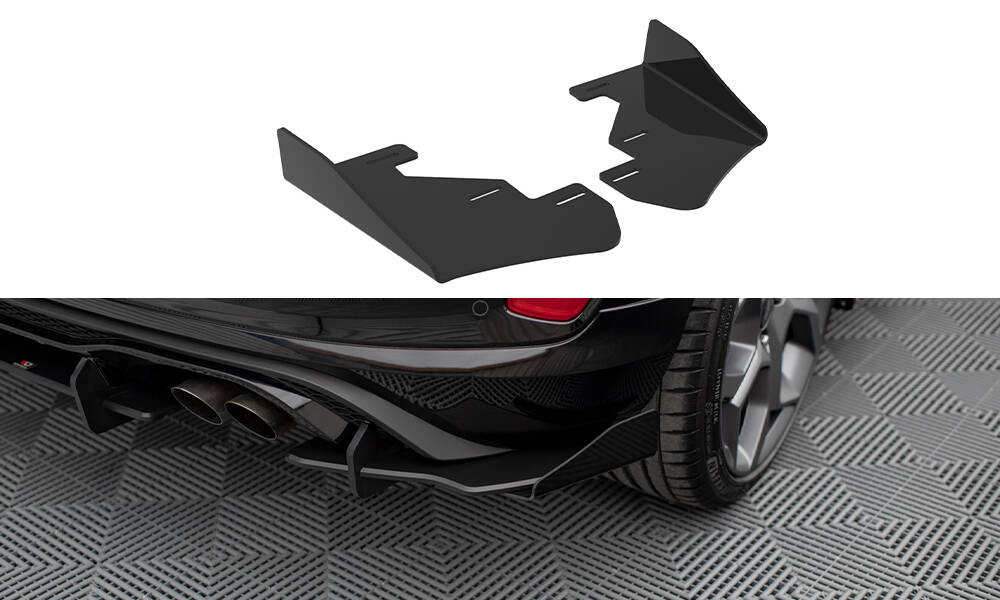 Seitenschweller Flaps für Ford Fiesta Mk8 ST schwarz Hochglanz