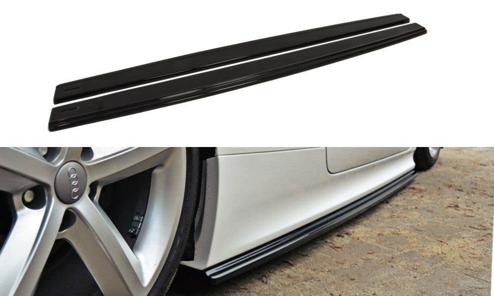 Street+ Seitenschweller Leisten passend für Audi TT RS 8J schwarz Hochglanz