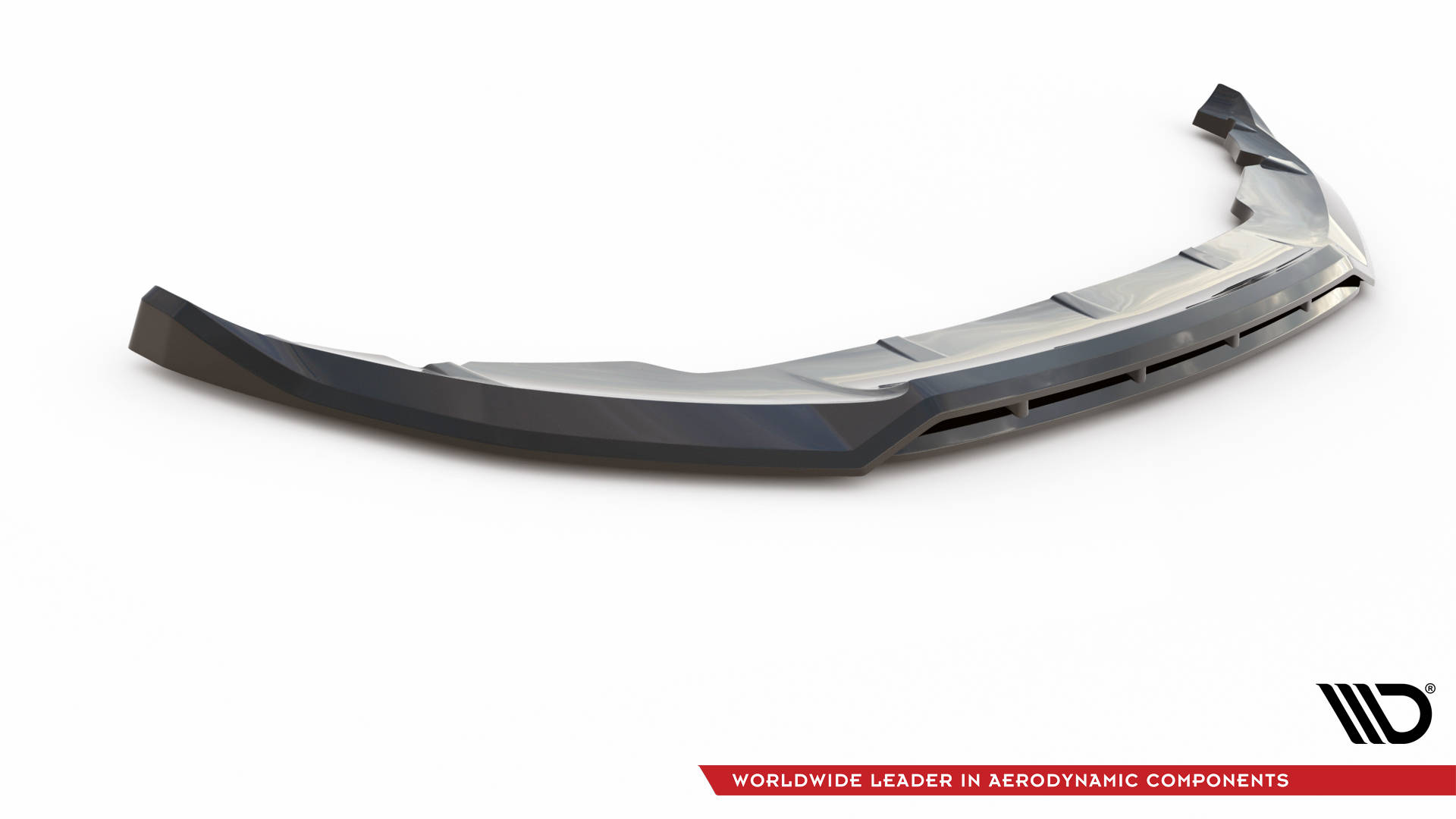 Street+ Spoilerlippe Front Ansatz V.2 passend für Mini Cooper Clubman John Cooper Works F54 FL schwarz Hochglanz