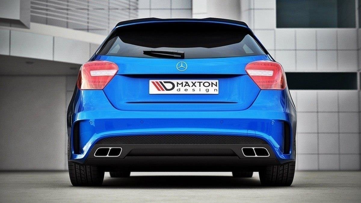 Spoiler CAP für Mercedes-Benz A W176 schwarz matt