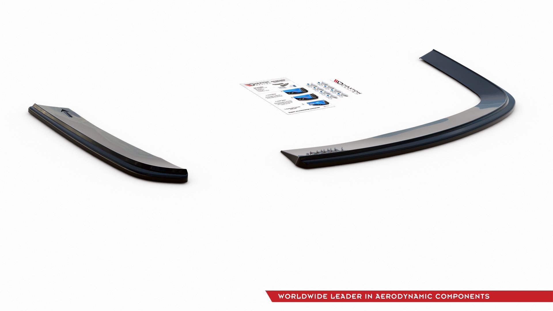 Heck Ansatz Flaps Diffusor für VOLKSWAGEN JETTA MK6 SEDAN vor Facelift schwarz Hochglanz