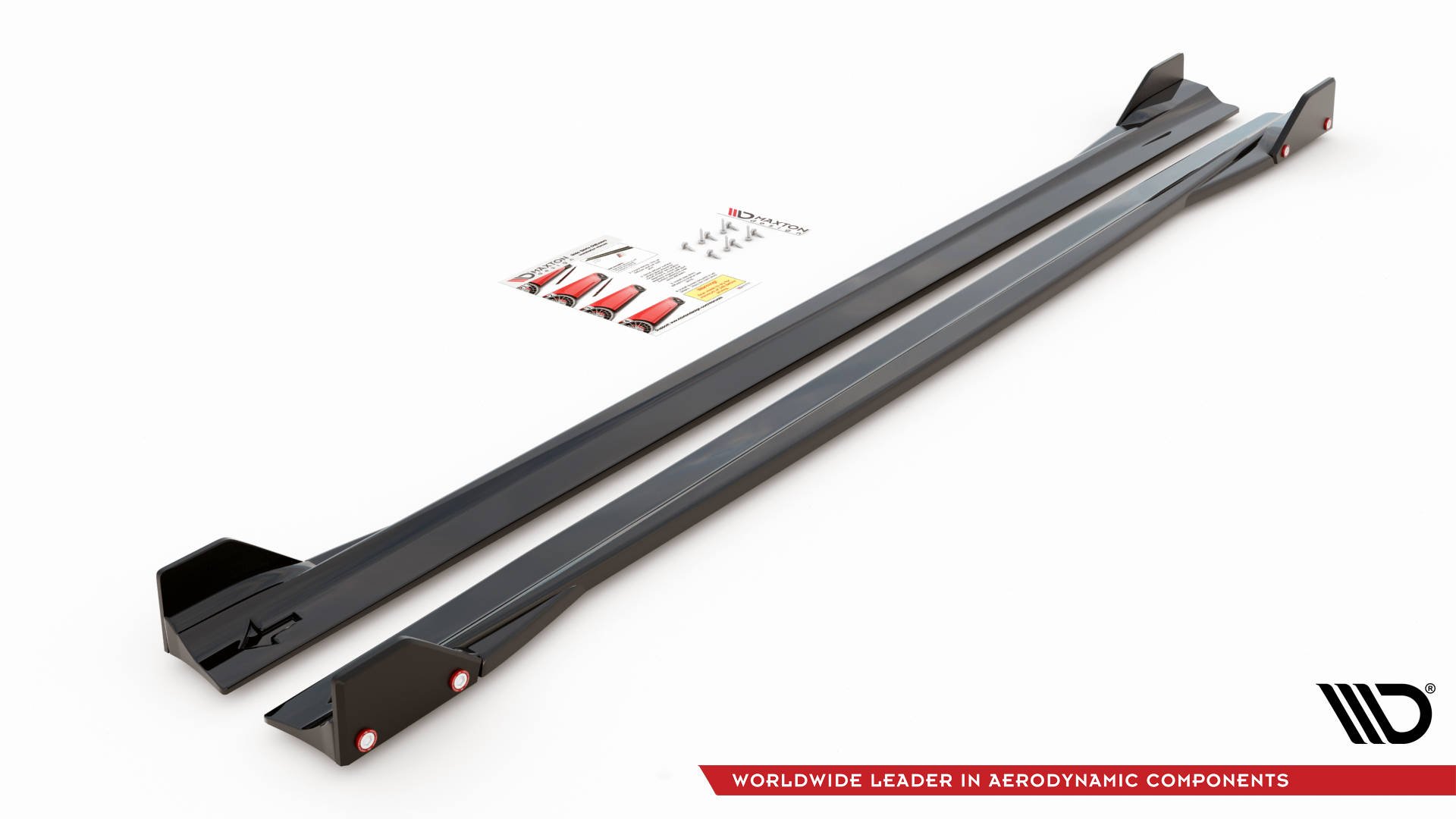 Street+ Seitenschweller Leisten V.2 + Flaps passend für Mercedes-AMG A45 S