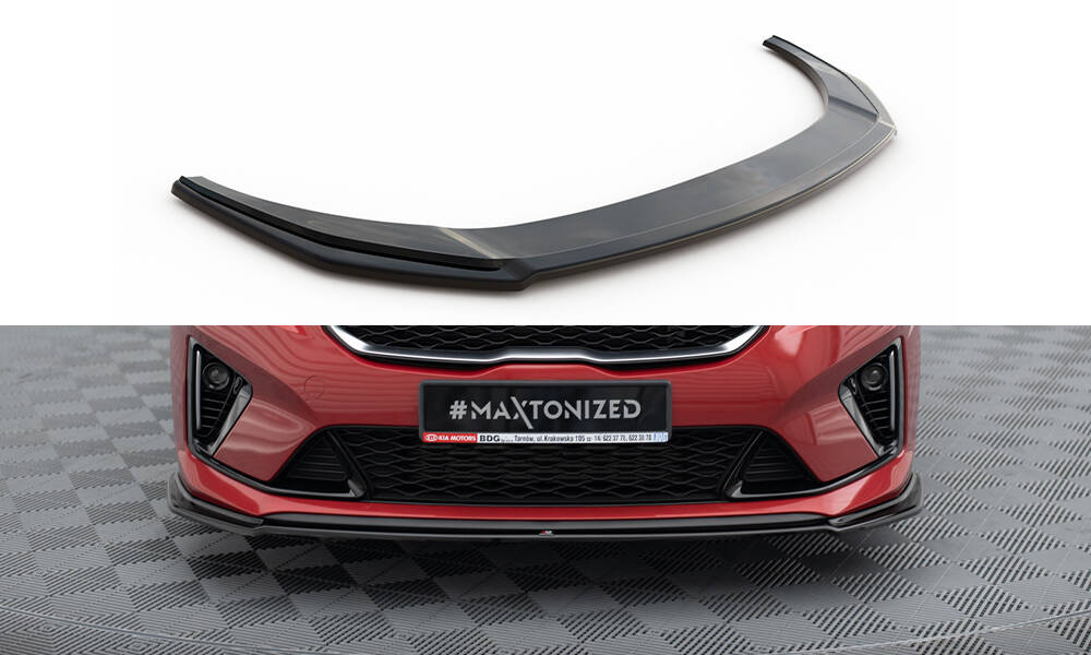 Front Ansatz V.2 für Kia Ceed GT / GT-Line Mk3 / Proceed Mk1 schwarz Hochglanz