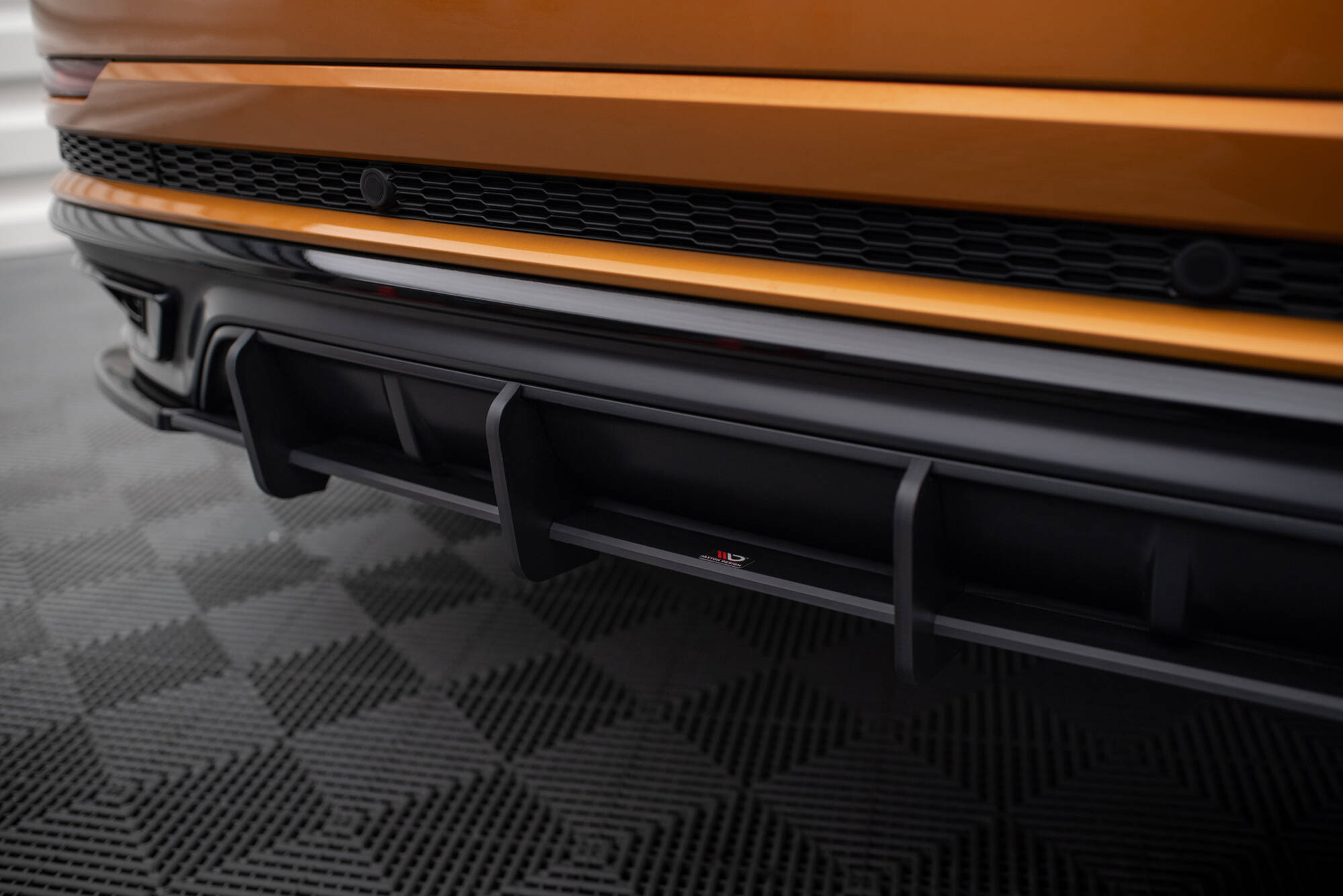 Street Pro Heckschürze Heck Ansatz Diffusor passend für Audi Q8 S-Line Mk1