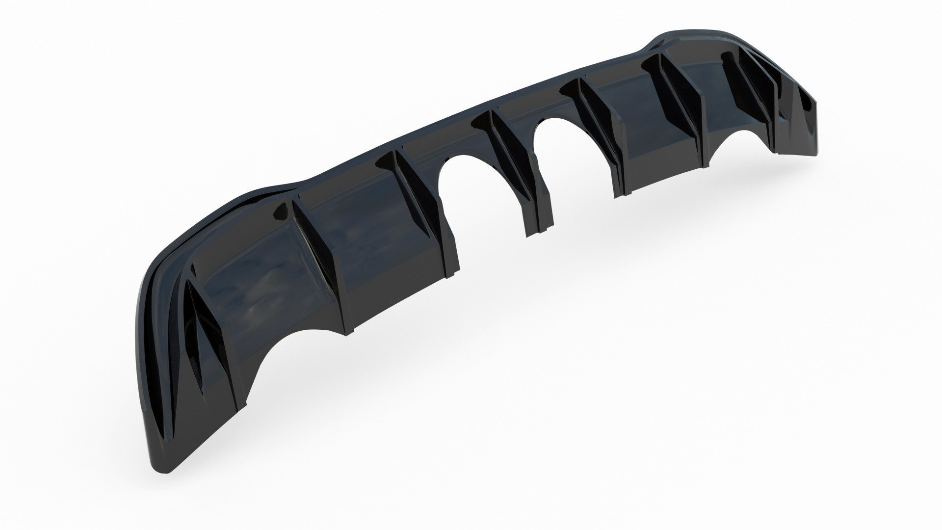 Diffusor Heck Ansatz für R32 LOOK mit Auspuff VW Golf Mk8