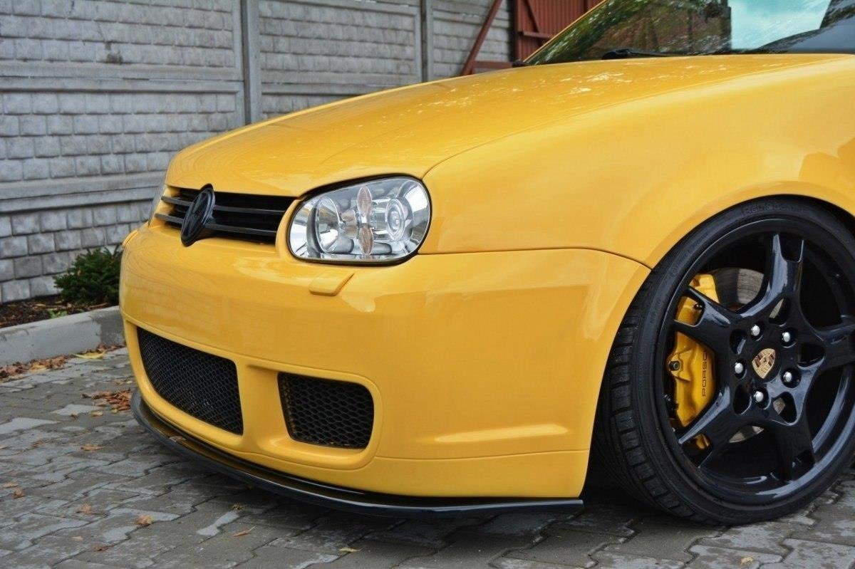 Street+ Spoilerlippe Front Ansatz passend für VW Golf 4 R32 schwarz Hochglanz