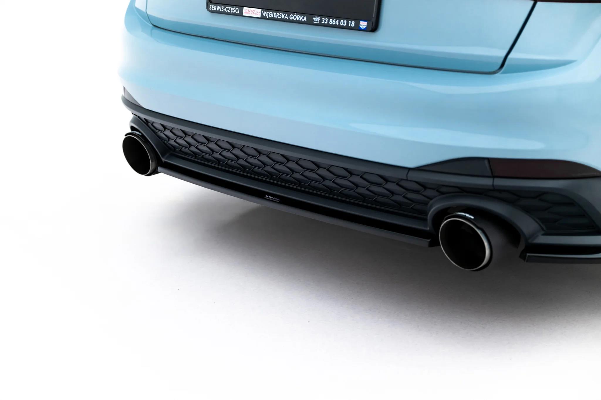 Diffusor passend für VW Jetta GLI Mk7 Facelift 2 schwarz Hochglanz