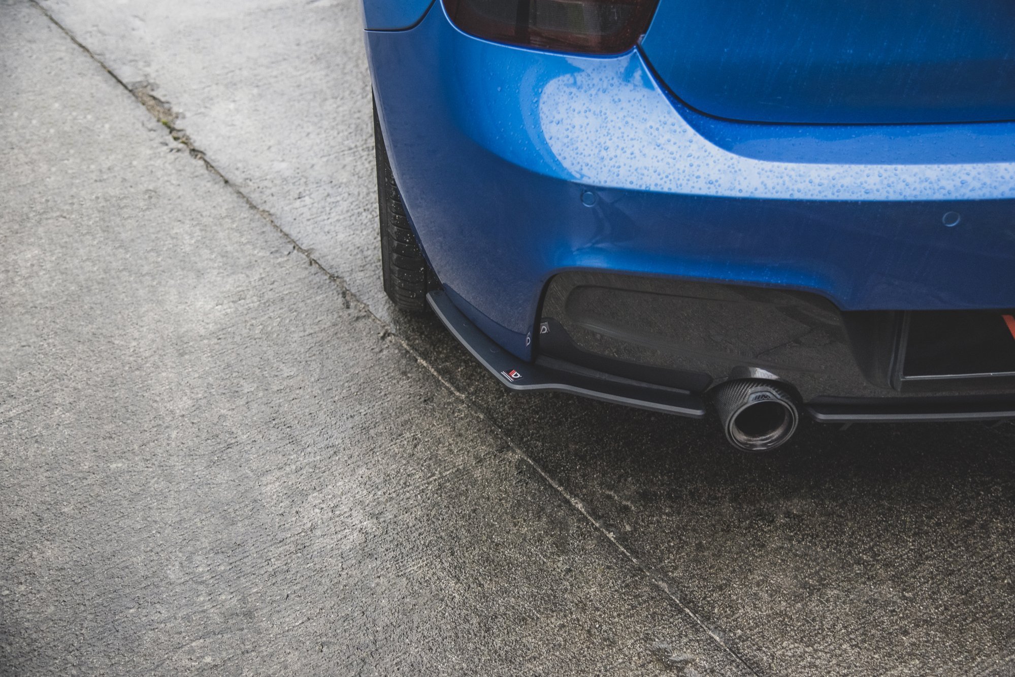 Street Pro Heck Ansatz Flaps passend für BMW M135i F20 rot