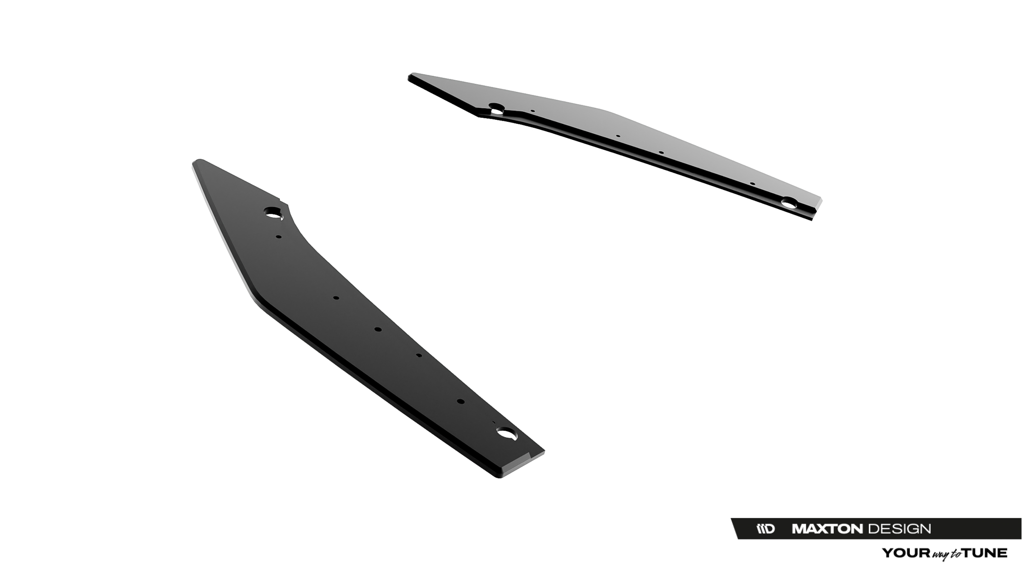 Diffusor Flaps passend für CUPRA Leon ST Mk1 FL schwarz matt