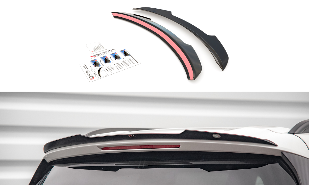 Heck Spoiler Aufsatz Abrisskante passend für Mercedes GLS AMG-Line X167 FL schwarz Hochglanz