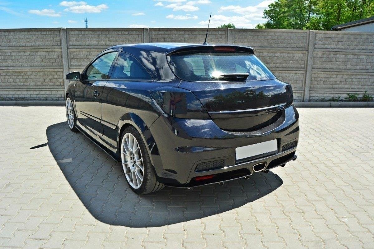Diffusor Heck Ansatz für Heckschürze für OPEL ASTRA H FOR OPC / VXR