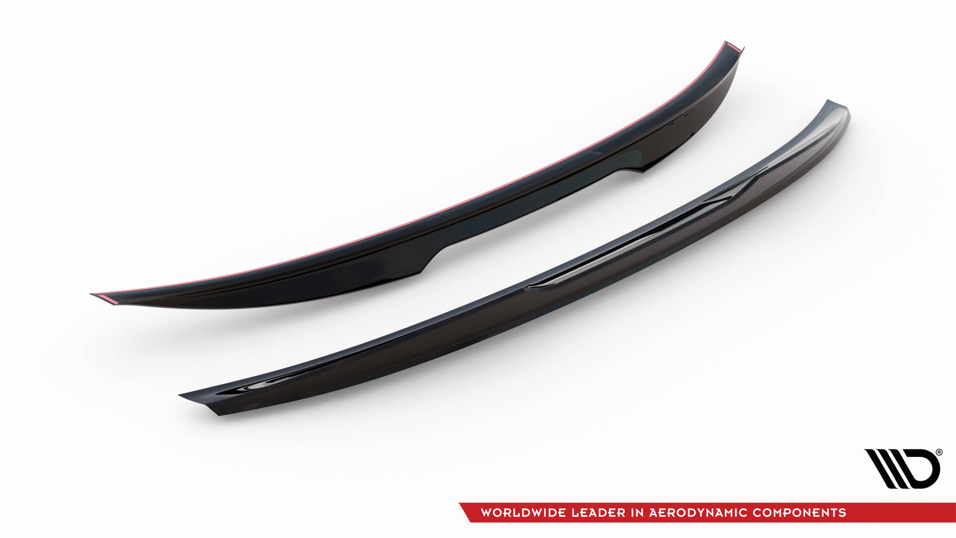 Heckspoiler 3D passend für Bentley Continental Convertible GT Mk3 schwarz Hochglanz