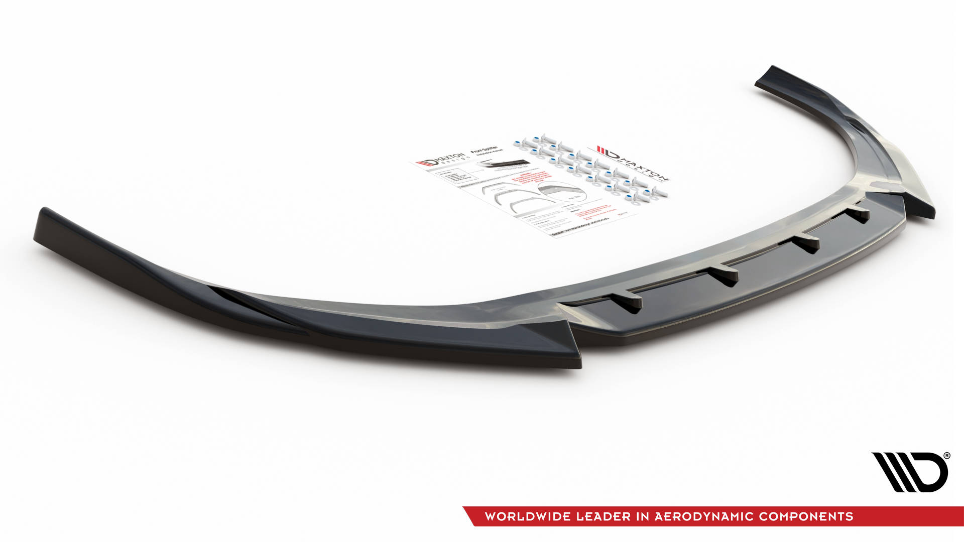 Street+ Spoilerlippe Front Ansatz V.2 passend für Hyundai I30 N / I30 N-Line Hatchback/Fastback Mk3 FL schwarz Hochglanz