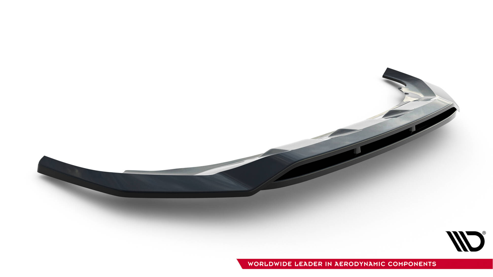 Street+ Spoilerlippe Front Ansatz V.1 passend für Audi SQ7 /Q7 S-Line Mk2 4M FL schwarz Hochglanz