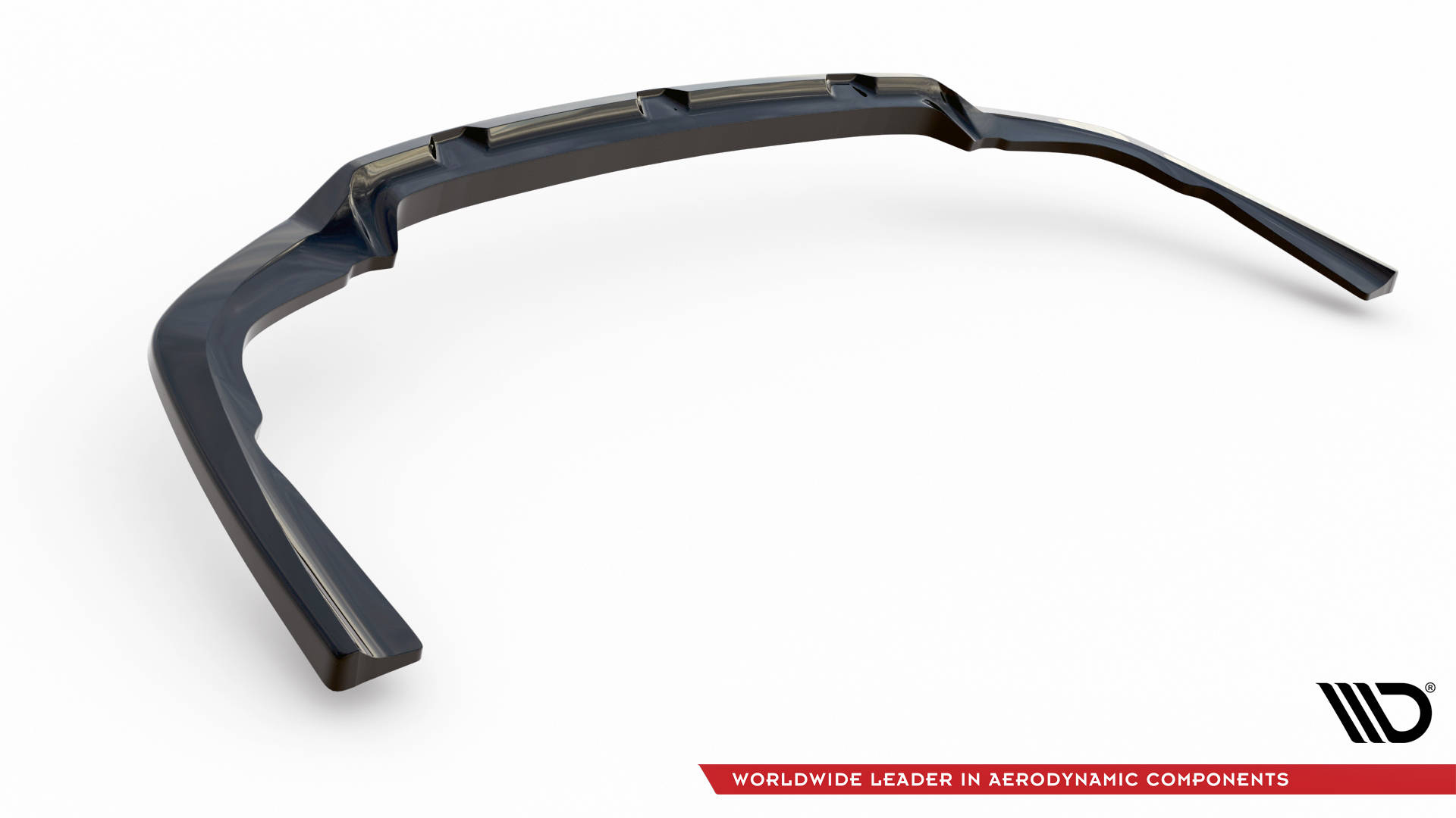 Street+ Mittlerer Diffusor RACE Heck Ansatz V.3 passend für BMW X6 M-Paket G06 schwarz Hochglanz