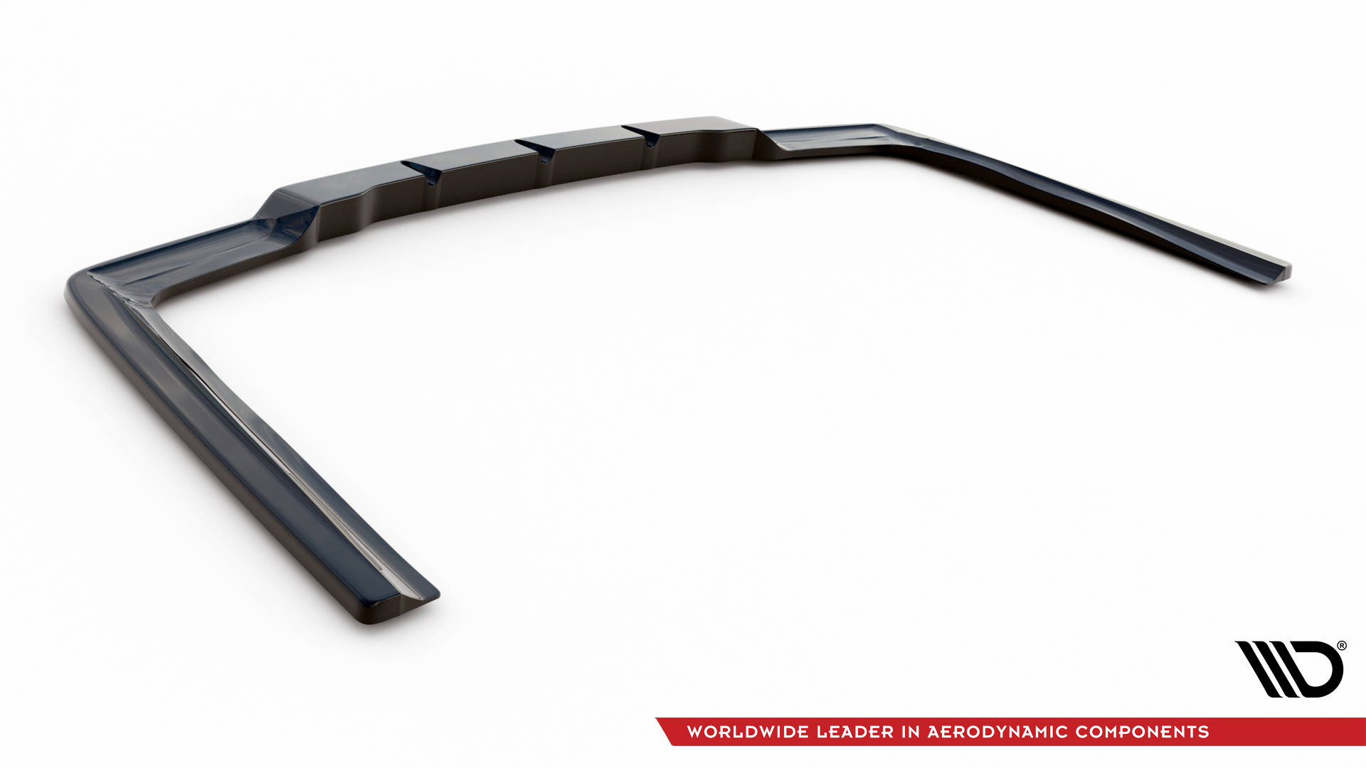 Street+ Mittlerer Diffusor RACE Heck Ansatz passend für Mercedes E63 AMG Limousine W212 FL schwarz Hochglanz
